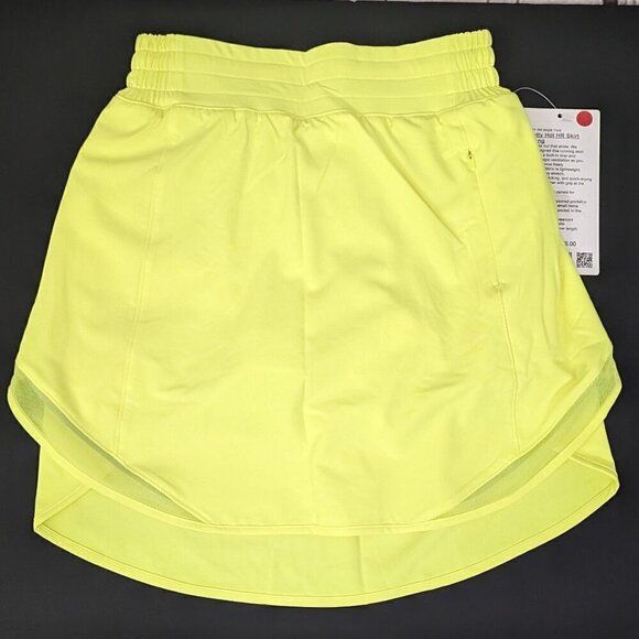 Lululemon Hotty Hot High-Rise Skirt Long Highlight Yellow 2 NWT - Picture 2 of 7